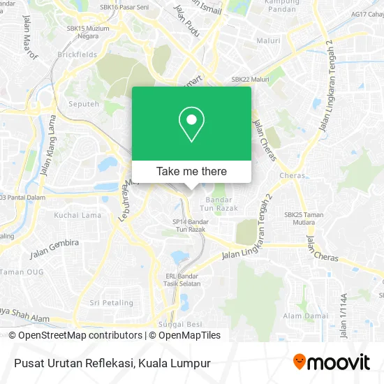 Pusat Urutan Reflekasi map