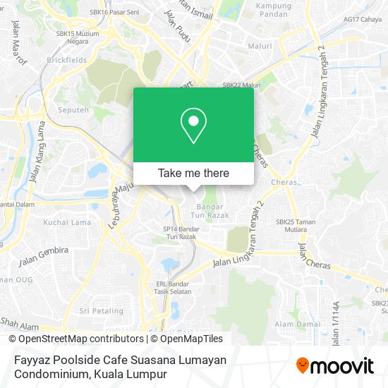 Fayyaz Poolside Cafe Suasana Lumayan Condominium map