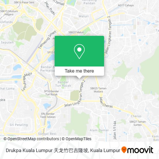 Drukpa Kuala Lumpur 天龙竹巴吉隆坡 map