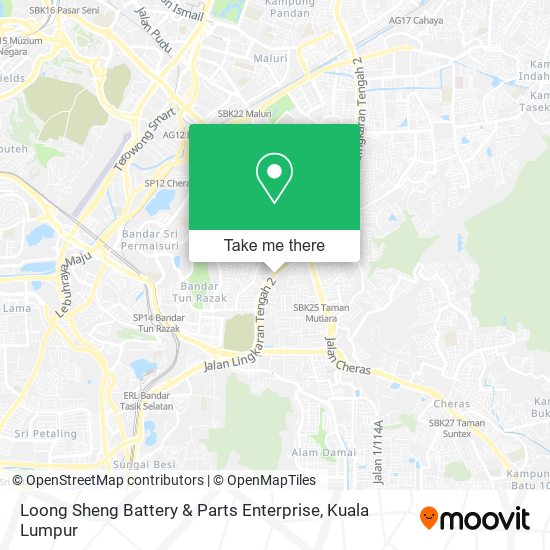 Loong Sheng Battery & Parts Enterprise map