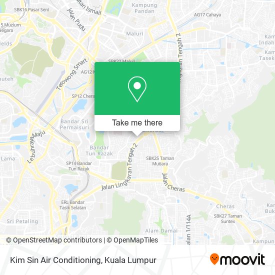 Kim Sin Air Conditioning map