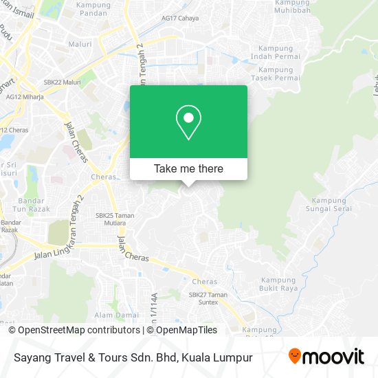 Peta Sayang Travel & Tours Sdn. Bhd