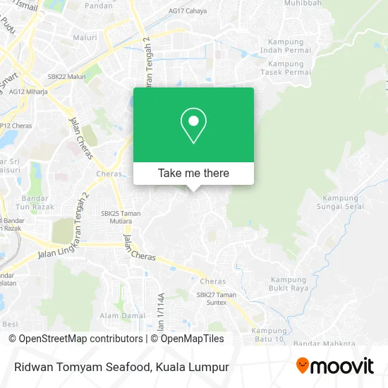Ridwan Tomyam Seafood map