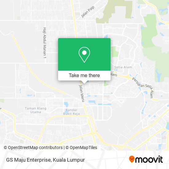 GS Maju Enterprise map