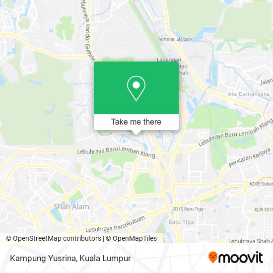 Kampung Yusrina map