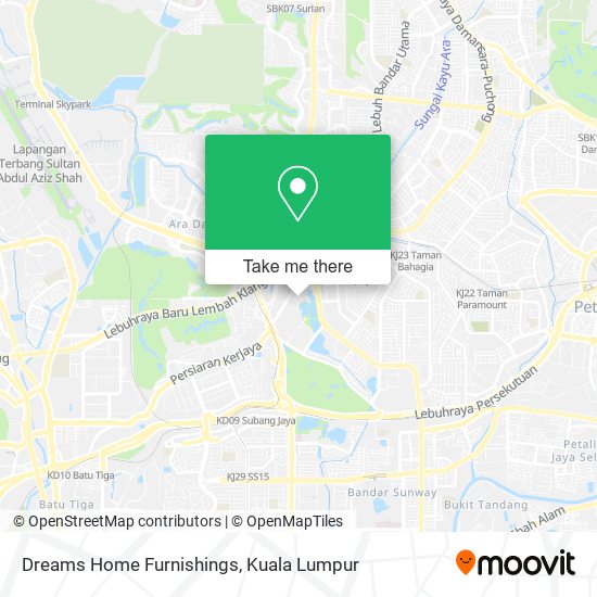 Dreams Home Furnishings map