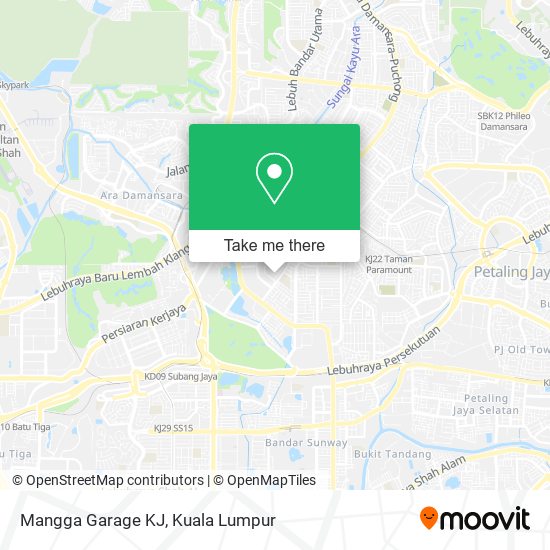 Peta Mangga Garage KJ