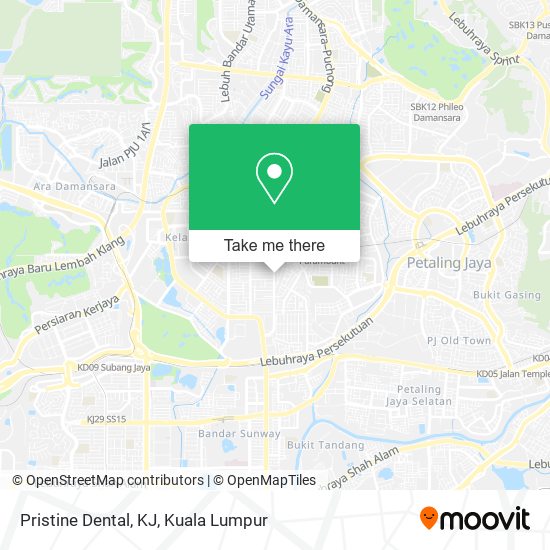 Pristine Dental, KJ map