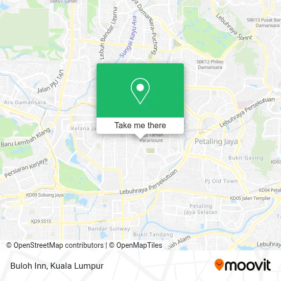 Buloh Inn map
