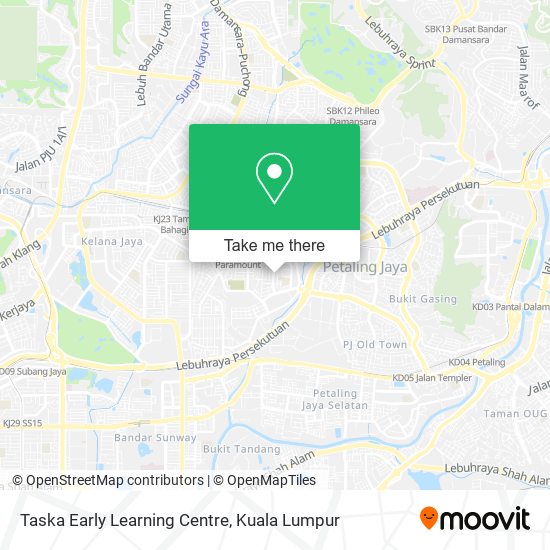 Taska Early Learning Centre map