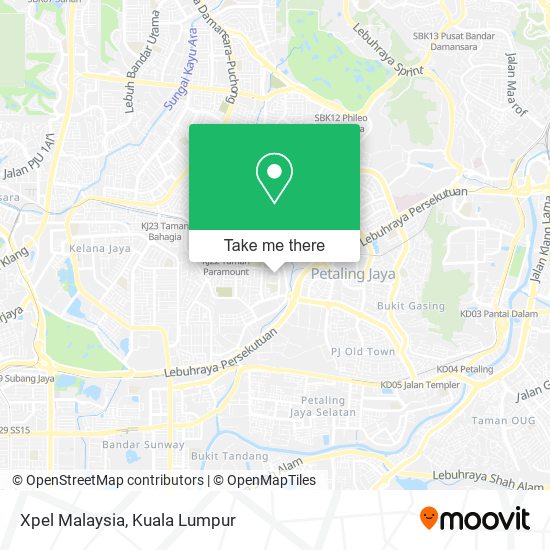 Peta Xpel Malaysia