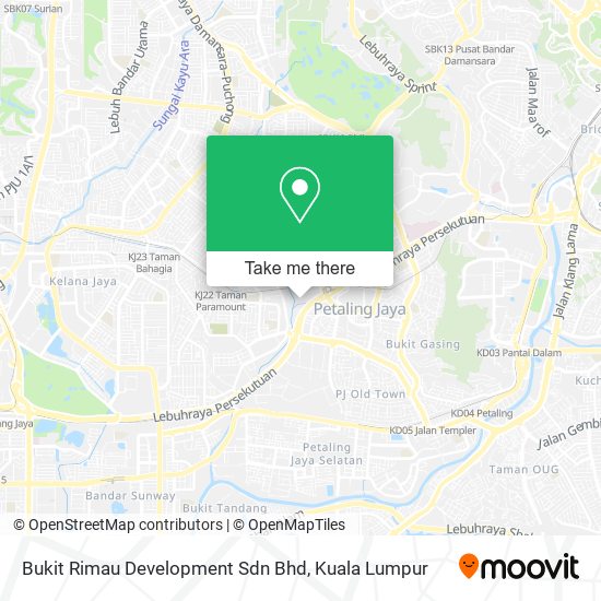 Bukit Rimau Development Sdn Bhd map