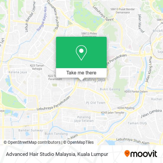 Advanced Hair Studio Malaysia map