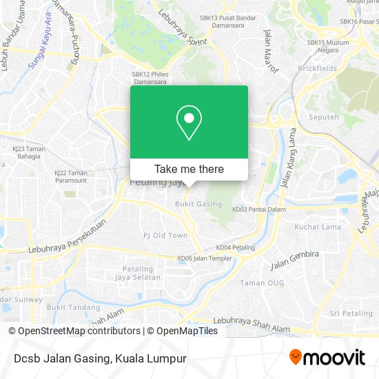 Dcsb Jalan Gasing map