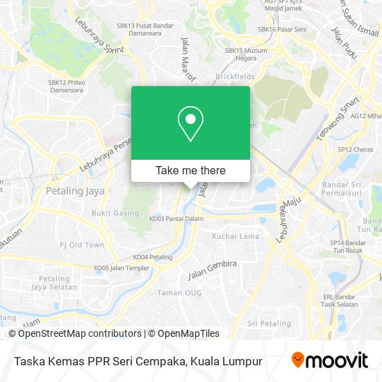 Taska Kemas PPR Seri Cempaka map