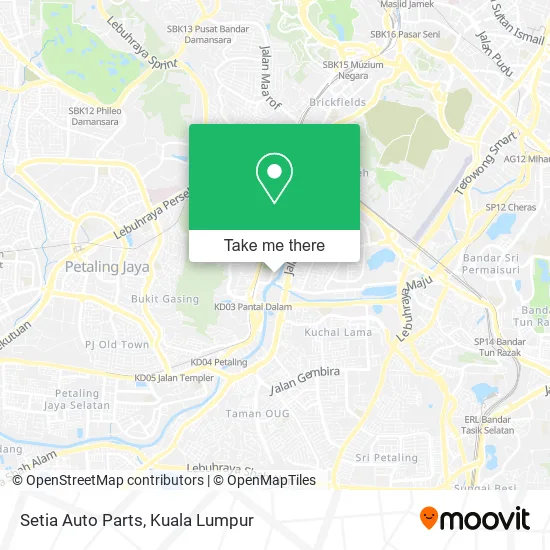Setia Auto Parts map