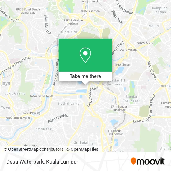 Desa Waterpark map