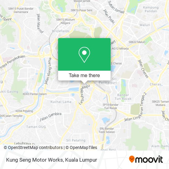 Kung Seng Motor Works map