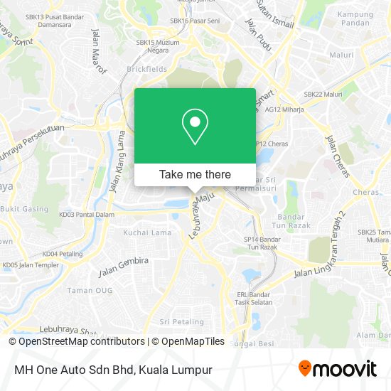 MH One Auto Sdn Bhd map