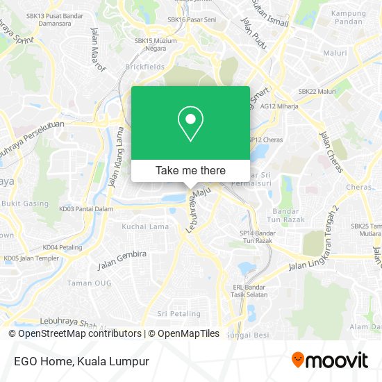 EGO Home map