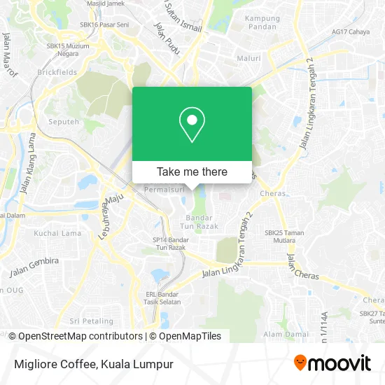 Migliore Coffee map