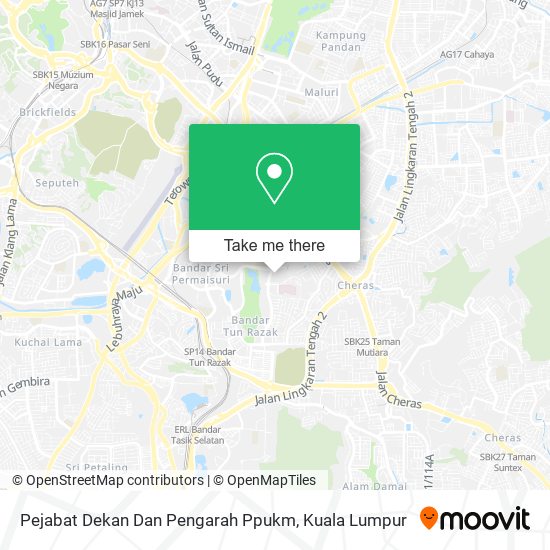 Peta Pejabat Dekan Dan Pengarah Ppukm