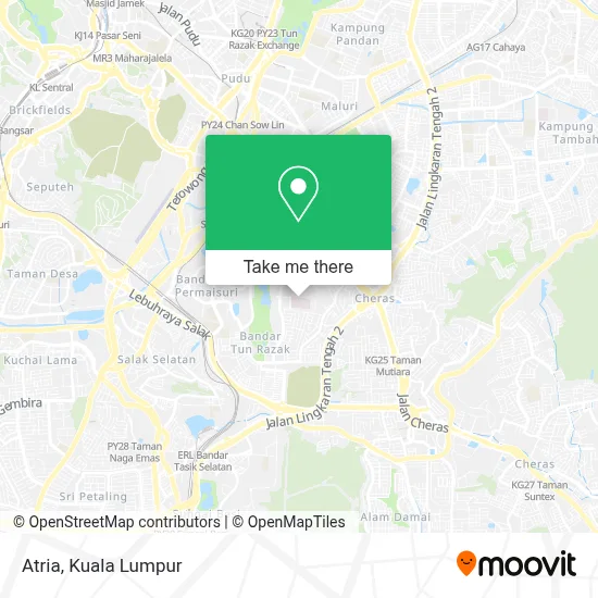 How to Get to Atria in Kuala Lumpur by Bus, MRT & LRT or Train?