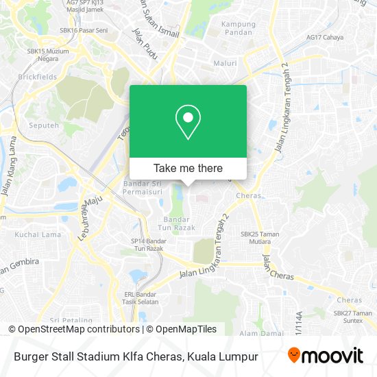 Burger Stall Stadium Klfa Cheras map
