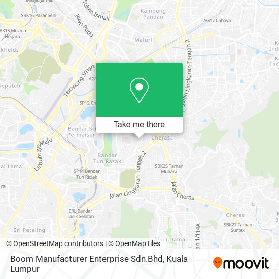 Boom Manufacturer Enterprise Sdn.Bhd map