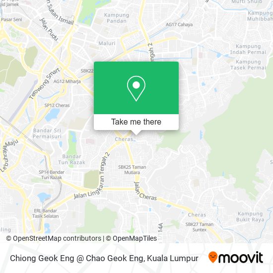 Chiong Geok Eng @ Chao Geok Eng map