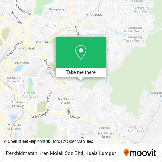 Perkhidmatan Kren Molek Sdn Bhd map