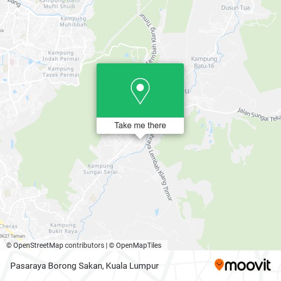 Peta Pasaraya Borong Sakan