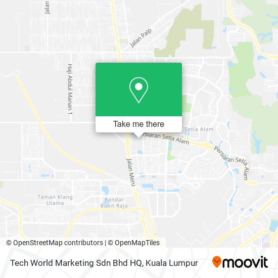 Tech World Marketing Sdn Bhd HQ map