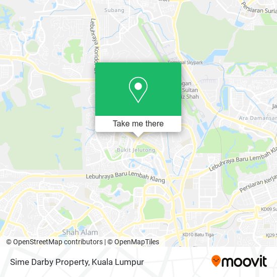 Sime Darby Property map