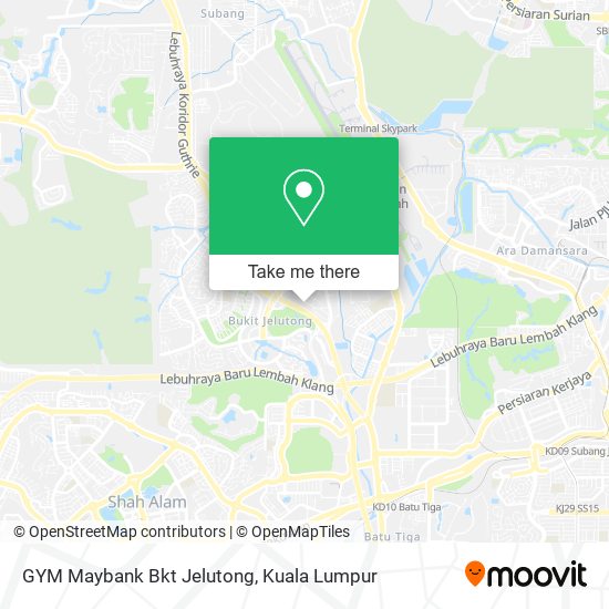 GYM Maybank Bkt Jelutong map