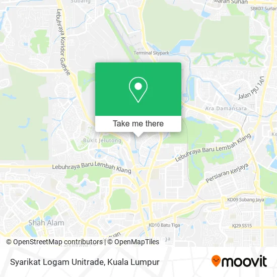 Peta Syarikat Logam Unitrade