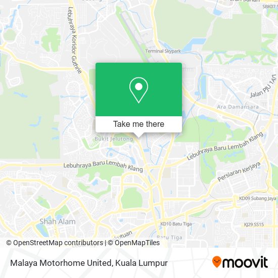 Malaya Motorhome United map