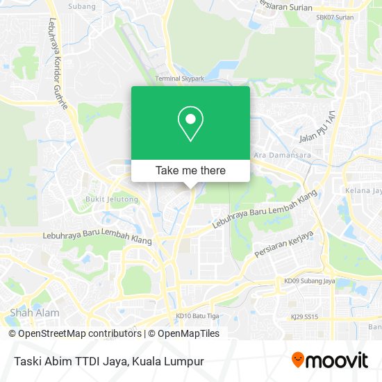 Taski Abim TTDI Jaya map