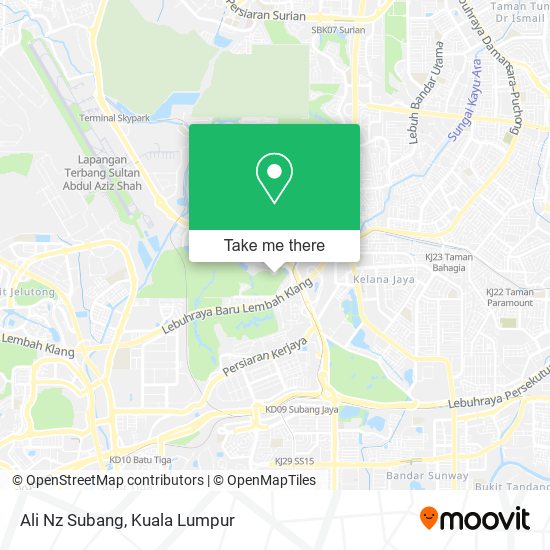 Ali Nz Subang map