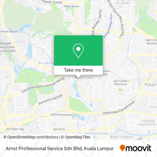 Amst Professional Service Sdn Bhd map