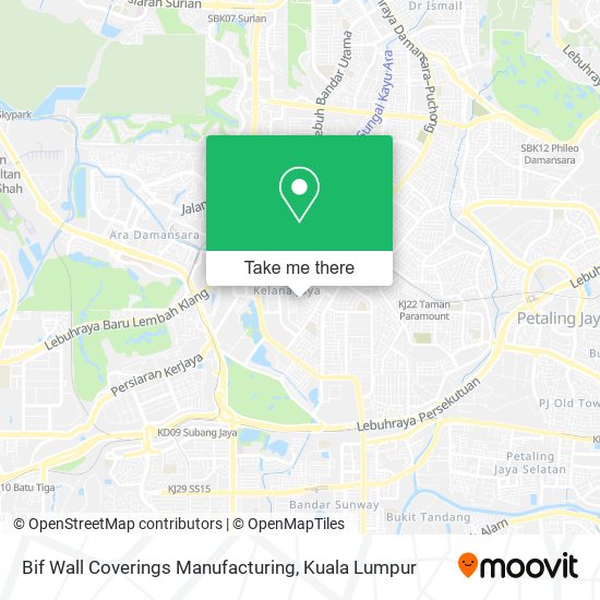 Bif Wall Coverings Manufacturing map