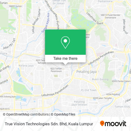 True Vision Technologies Sdn. Bhd map