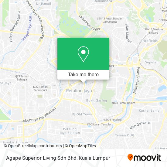 Peta Agape Superior Living Sdn Bhd