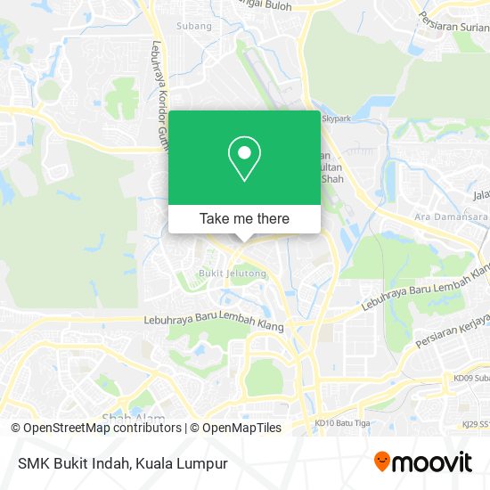 Peta SMK Bukit Indah