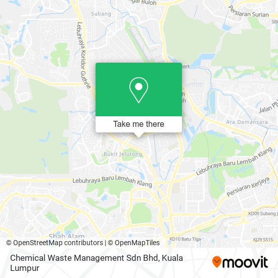 Chemical Waste Management Sdn Bhd map