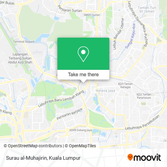 Surau al-Muhajirin map