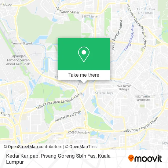 Kedai Karipap, Pisang Goreng Sblh Fas map