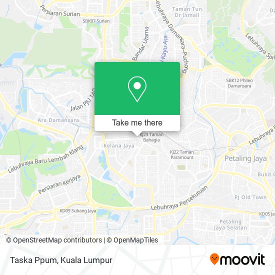 Taska Ppum map