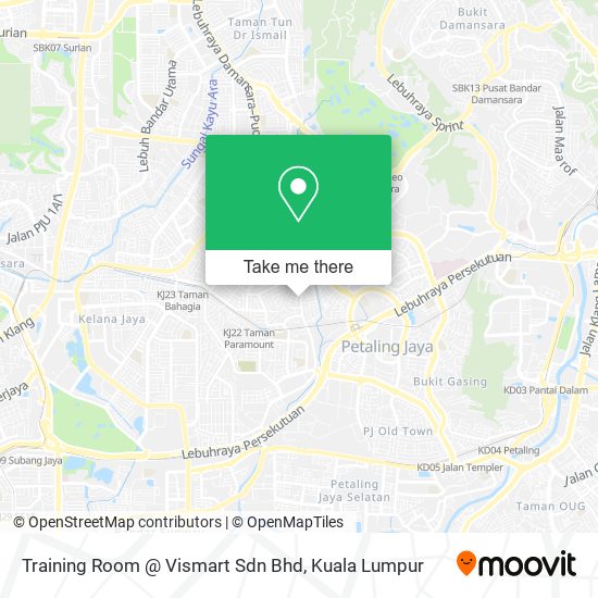 Peta Training Room @ Vismart Sdn Bhd
