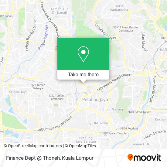 Finance Dept @ Thoneh map